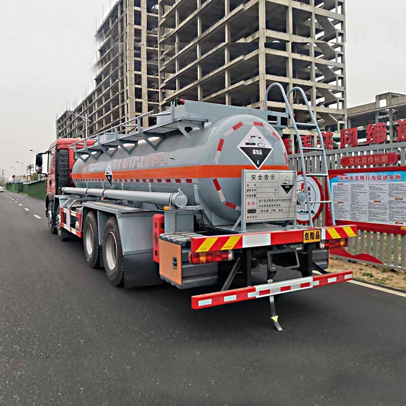 HOWO 8*4 10m3 vitriol corrosive transporte liquid truck
