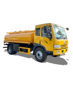FAW 4x2 aluminum 12000 liters fuel tank truck