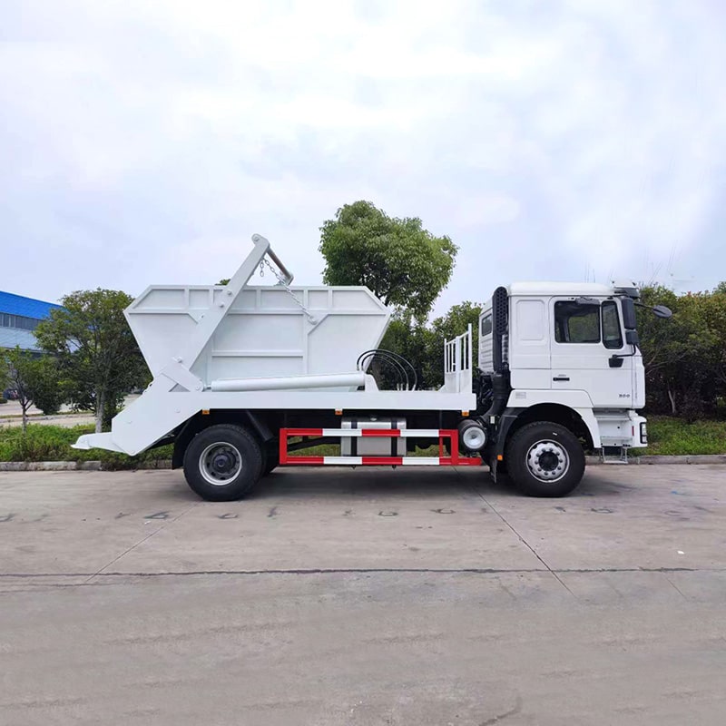 Shacman 4x2 10 Ton 15 Ton  Swing Arm Garbage Truck