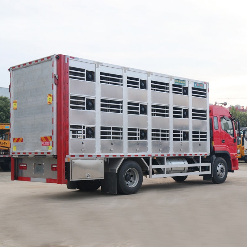 JAC 4*2 aluminum alloy Pig Livestock Transport  Truck