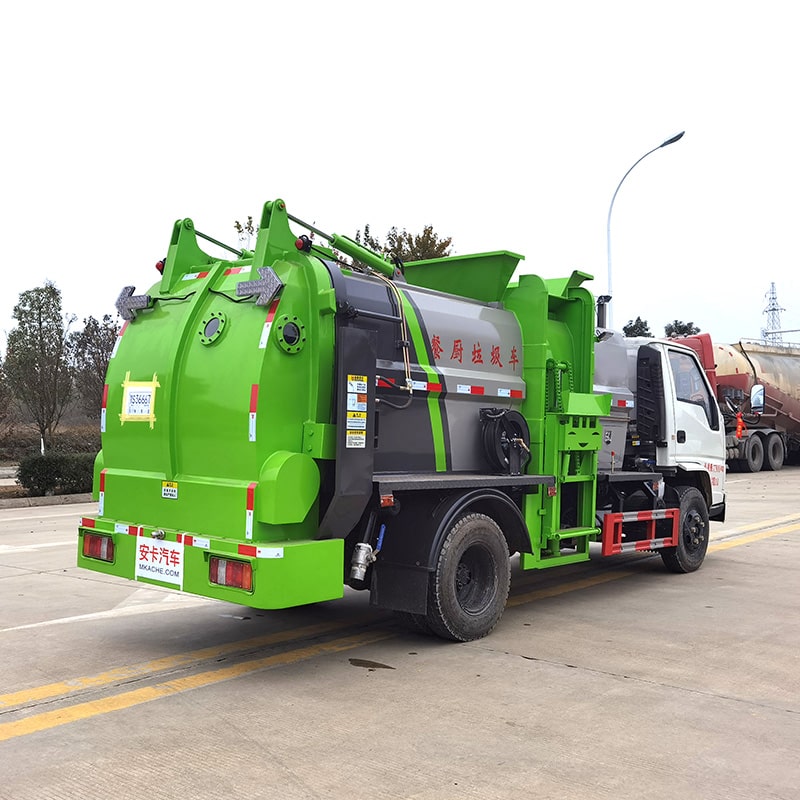 JMC 6m3 carbon steel kitchen garbage truck