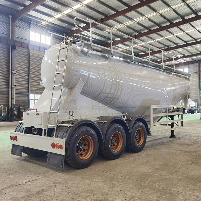 28cbm semi-trailer bulk cement powder tanker truck for sale