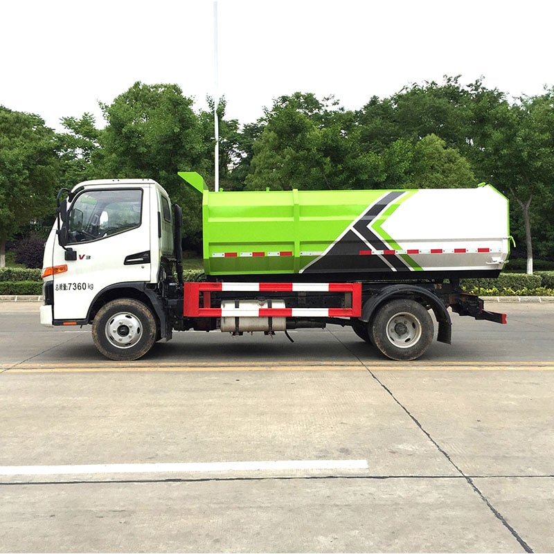 JAC 7000 Liters Garbage Compactor Side Loading Waste Collection Truck