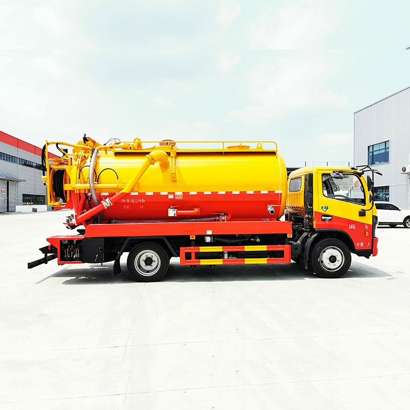 Dongfeng 4*2 10 ton vacuum truck sewage suction