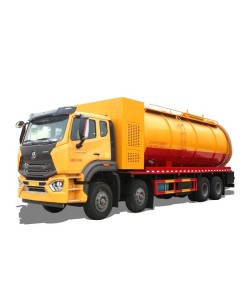 HOWO 33000 CBM cleaning vaccum sewage suction truck