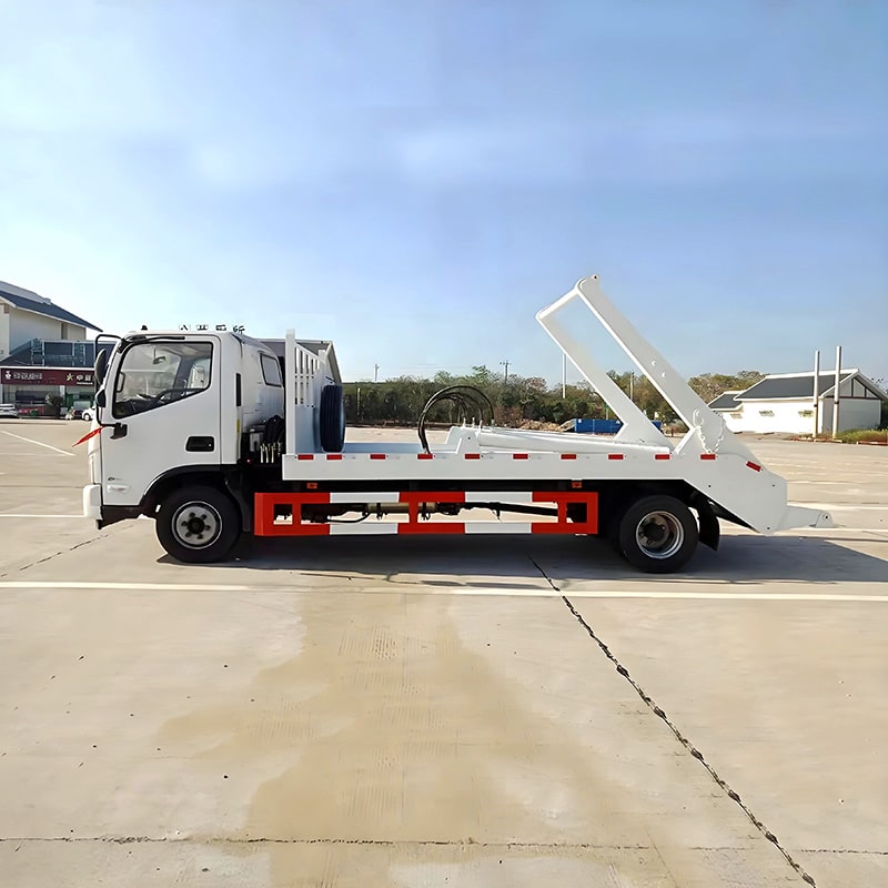 Foton 6m3 Swing Arm Container Rear Loader Garbage Truck