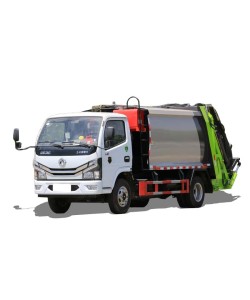 China brand 4×2 6cbm compressed garbage truck