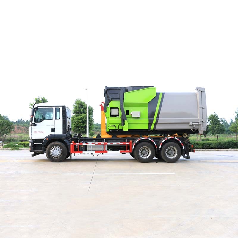 HOWO 16m3 6*4 Hydraulic Hook-lift hoist garbage truck