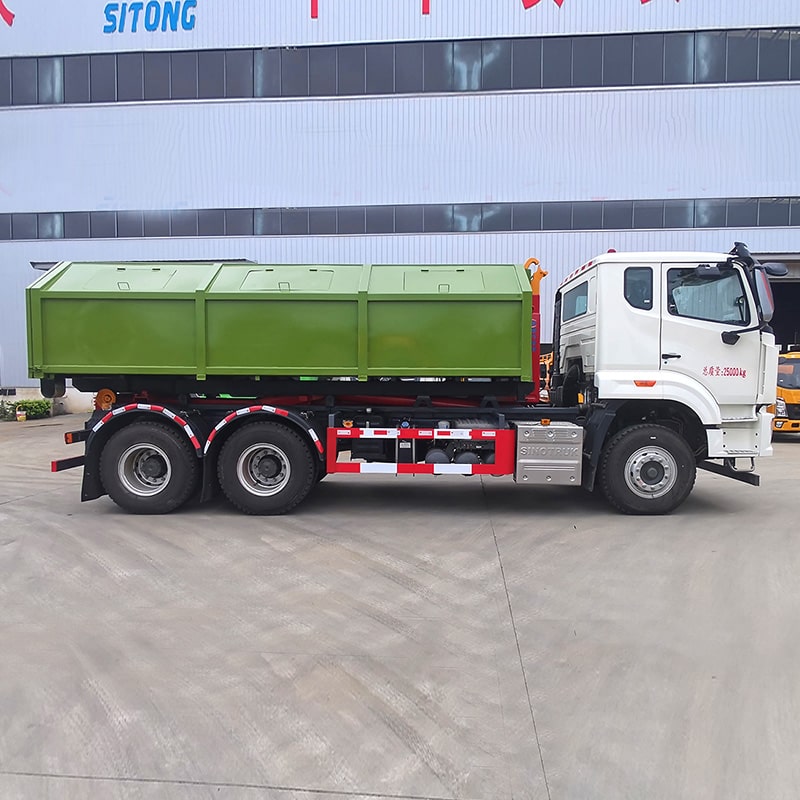 Sinotruck Howo 6x4 25 Tons Roll Off Refuse Collector Truck