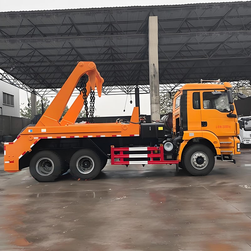 Shacman 17 CBM Swing Arm Trash Truck for Sale