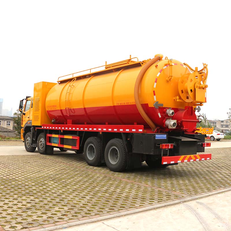 HOWO 33000 CBM cleaning vaccum sewage suction truck