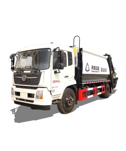 DongFeng City Use Rear Loading Garbage Collector Truck