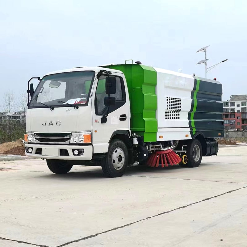 Camion aspirateur de poussière JAC 4*2 camion de nettoyage de route