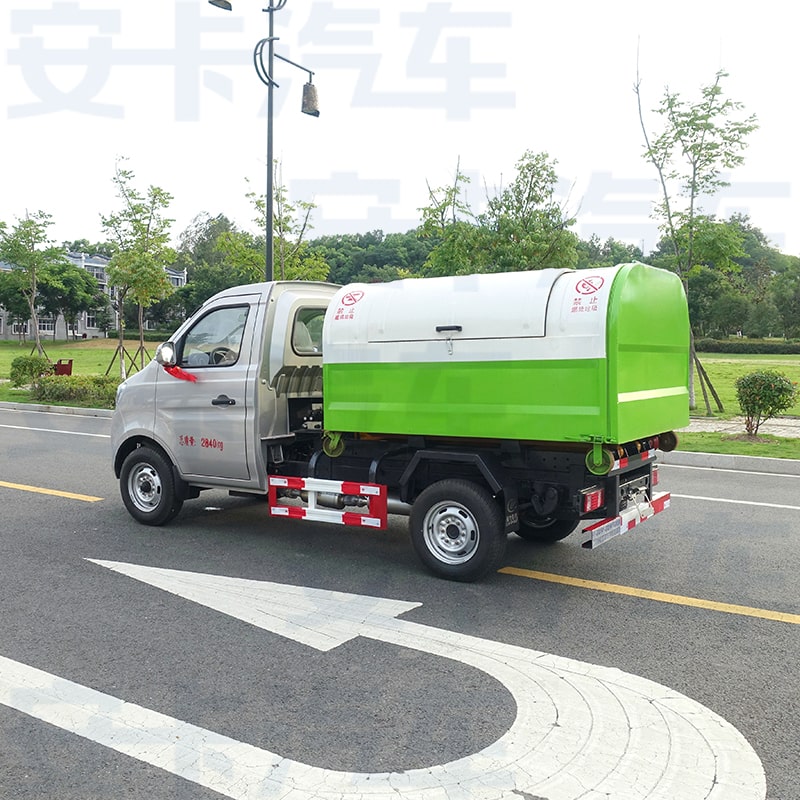 changan 4x2 3cbm mini hook lift garbage truck