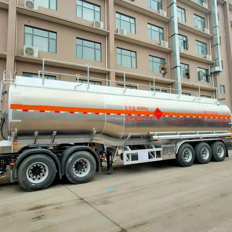 3 Axles 46000L Water Edible Cooking Oil Delivery Tank
