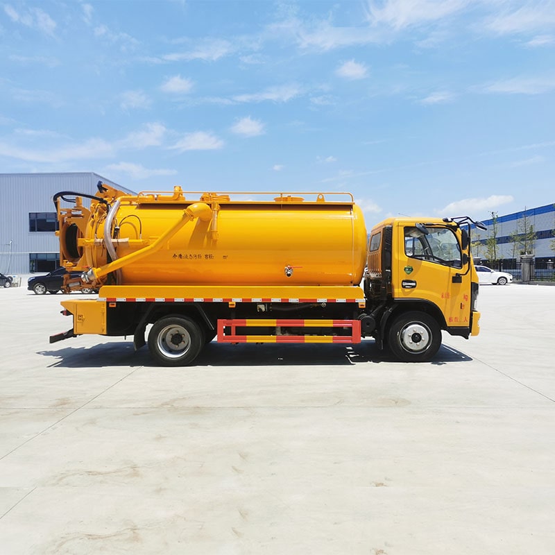 Dongfeng 10m3 vacuum pump cleaning sewage suction trucks