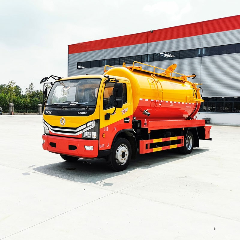 Dongfeng 4*2 10 ton vacuum truck sewage suction