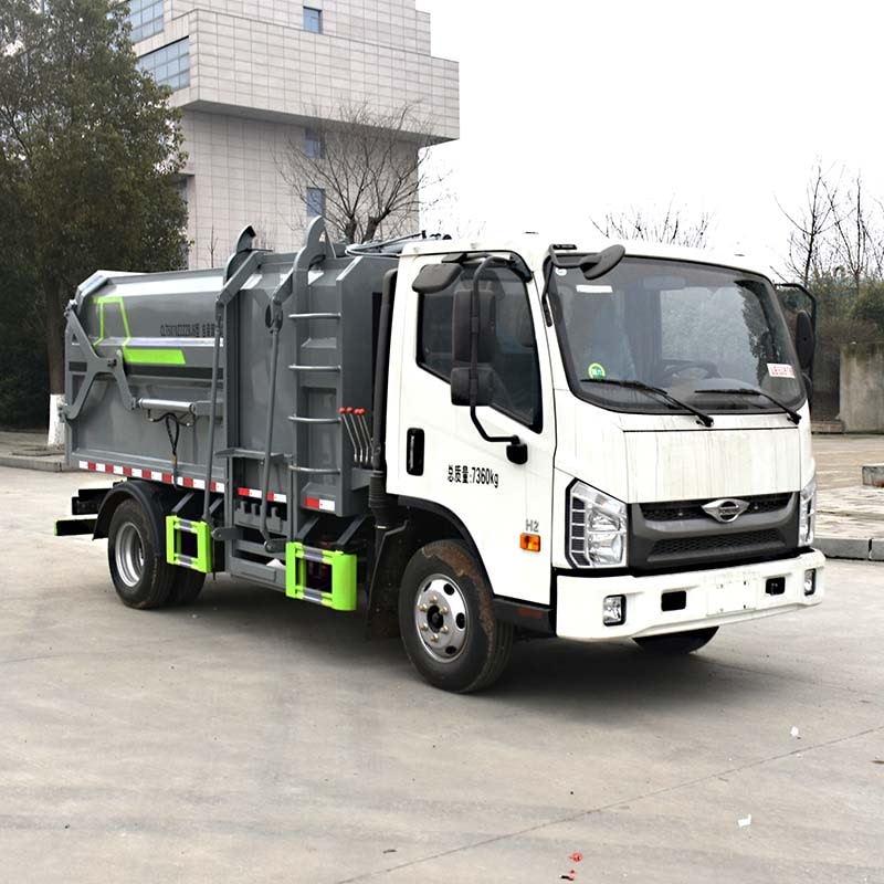 FOTON waste collection vehicle side loader garbage truck