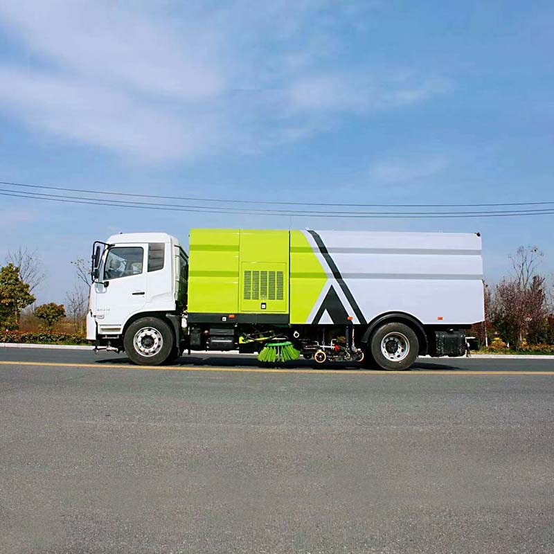 Dongfeng 4x2 Multipurpose 18 ton road sweeper truck