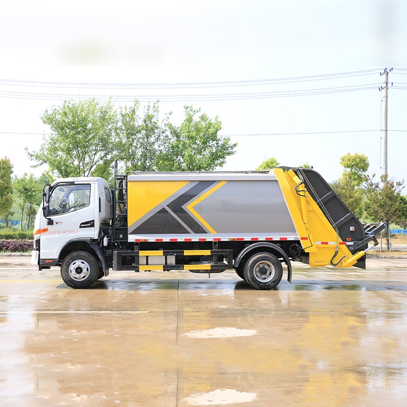 JAC 8cbm rear loader garbage truck compactor