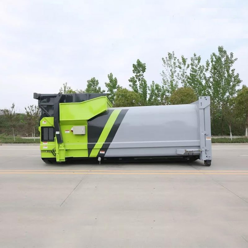 20cbm mobile compressed garbage station hook up garbage trucks