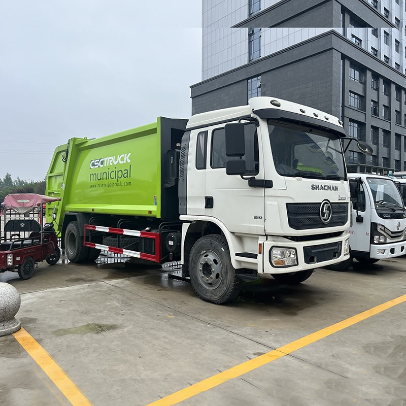 Camion compacteur de déchets SHACMAN 14CBM 4x2 à vendre