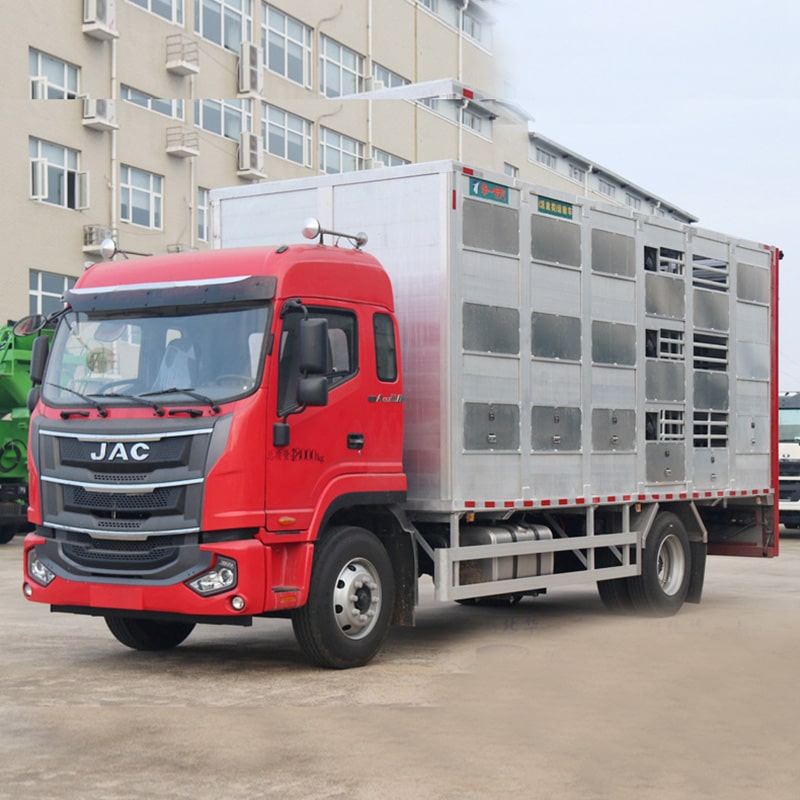JAC 4*2 aluminum alloy Pig Livestock Transport  Truck