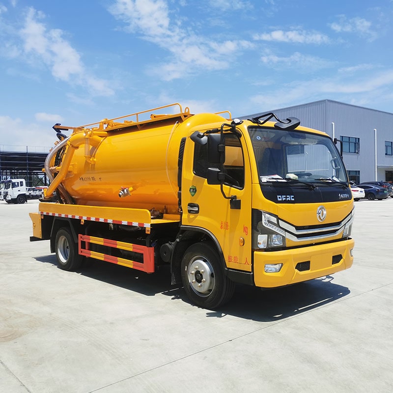 Dongfeng 10m3 vacuum pump cleaning sewage suction trucks