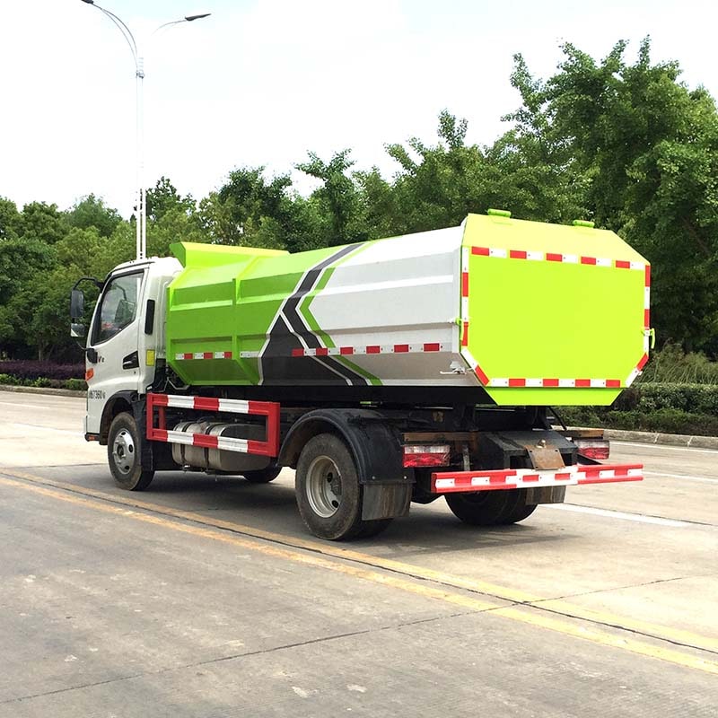 JAC 7000 Liters Garbage Compactor Side Loading Waste Collection Truck