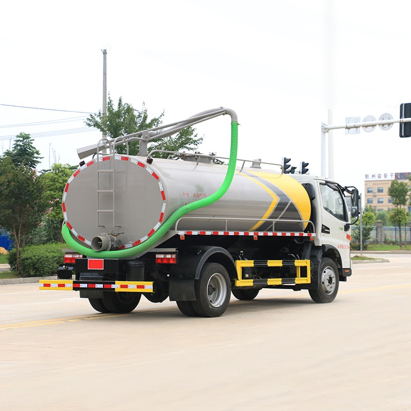 JAC 8cbm sewage fecal septic tank truck with vaccum pump