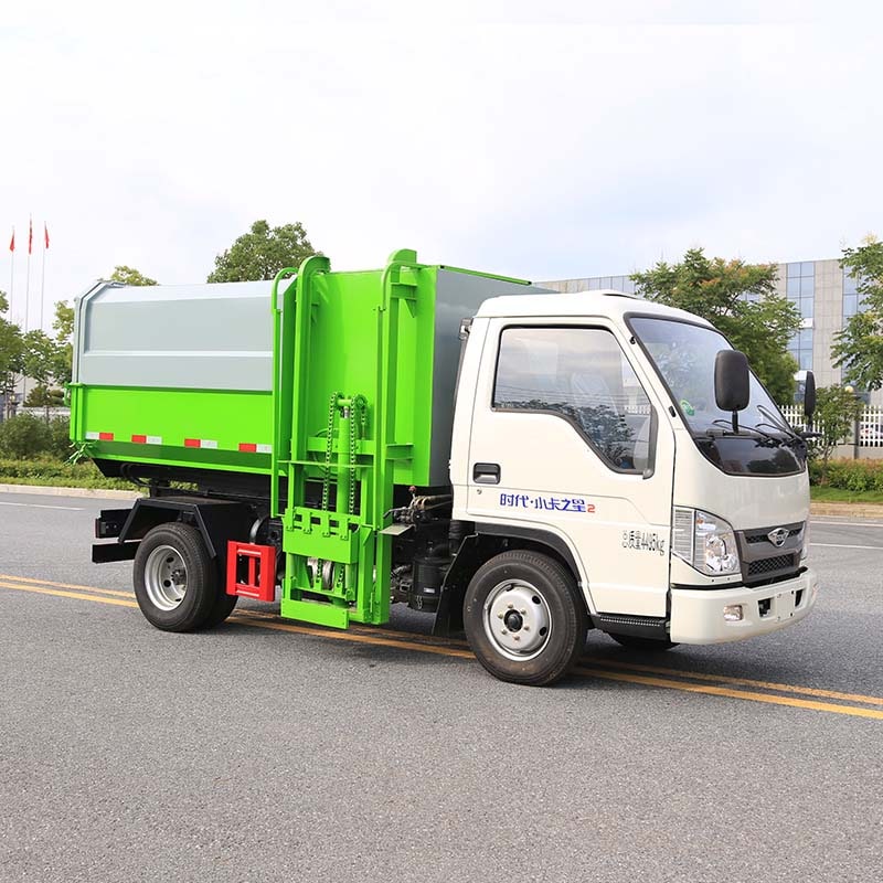 FOTON high quality automated side loader garbage truck