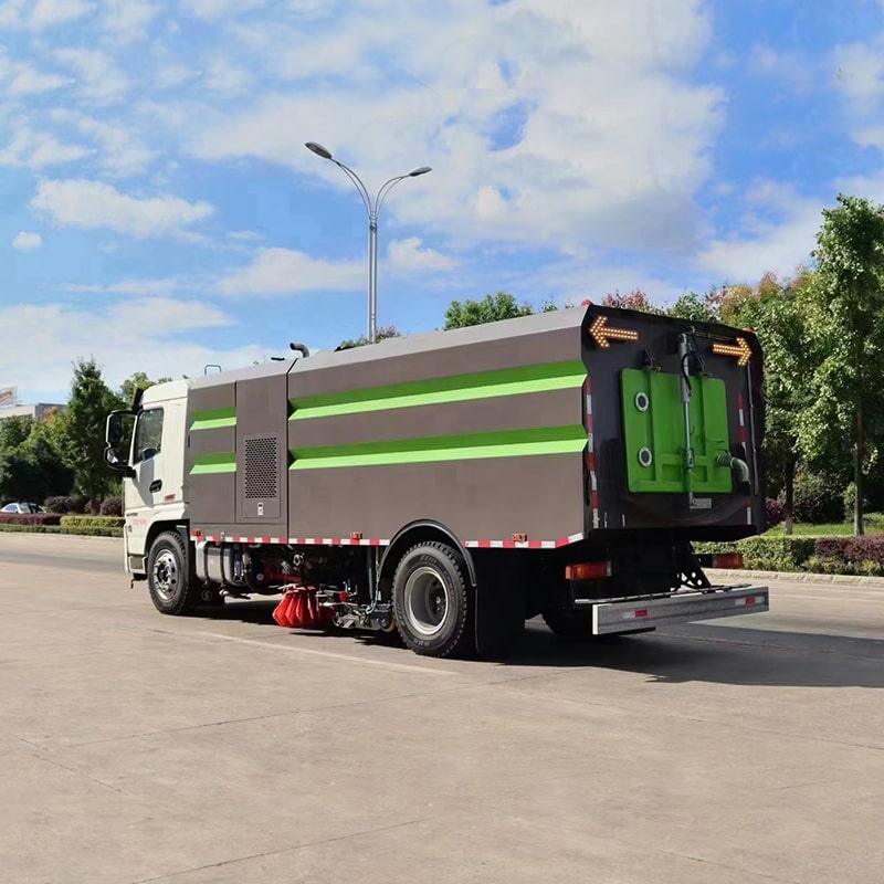 Camion balayeuse SHACMAN 9m3 avec jet d'eau