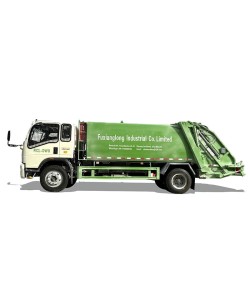 Howo 9 CBM 4x2 Маленький прессующий Мусоровоз на Продажу