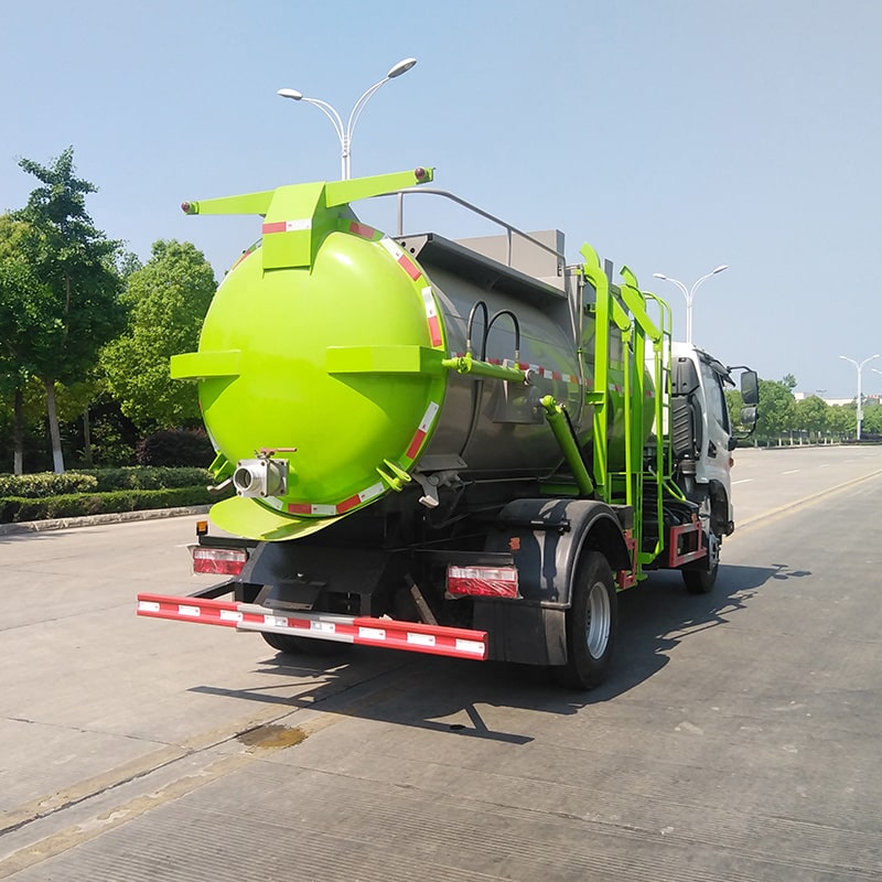 JAC 4*2 7 ton kitchen garbage truck for kitchen waste