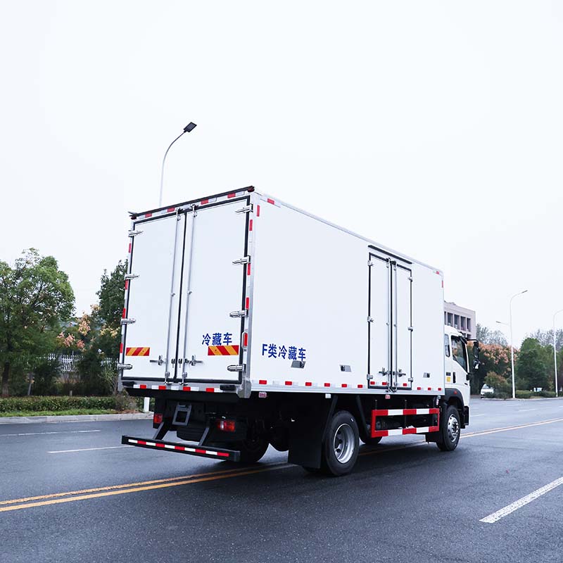 HOWO RHD 4X2 6.8m refrigerator freezer van truck