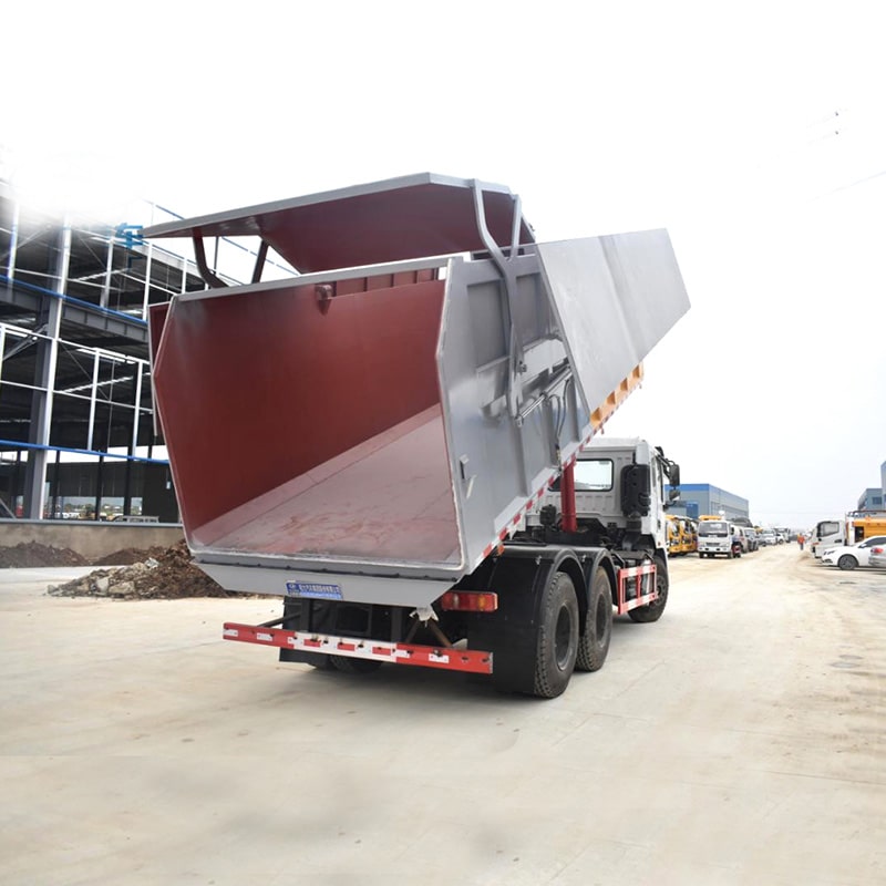 Dongfeng 6*4 docking refuse collector garbage truck