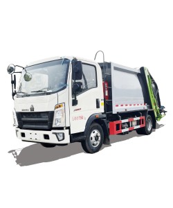 Camion à ordures compressé pour assainissement SINOTRUK HOWO 4*2