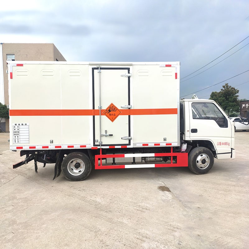 JMC firecracker transport blasting equipment truck
