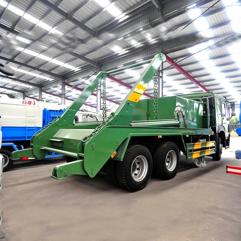 Howo Heavy 10Ton Skip Loader Garbage Truck Price