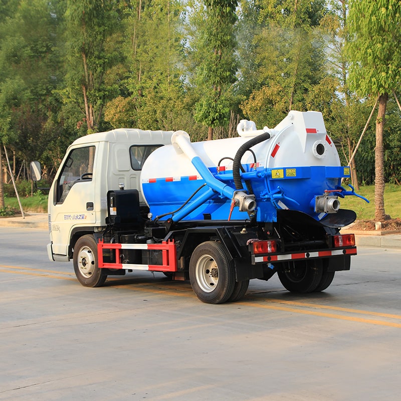 FOTON 3cbm vaccum wastewater sewage suction tanker truck