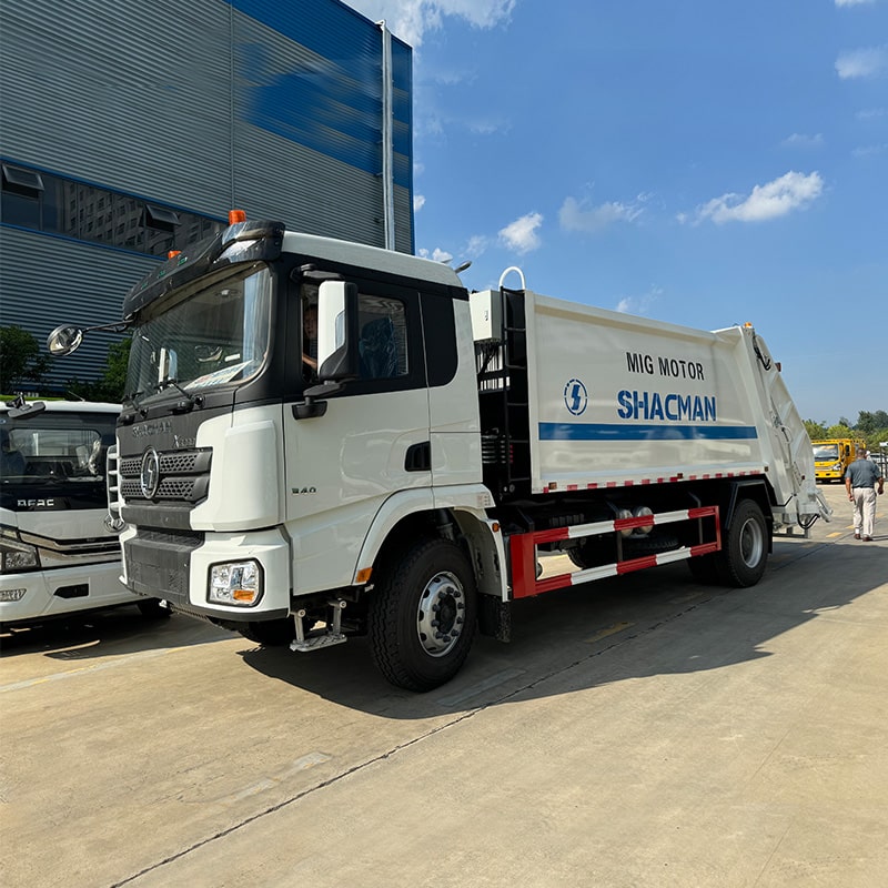 Export Shacman 16CBM Garbage Compactor Truck  for Sale