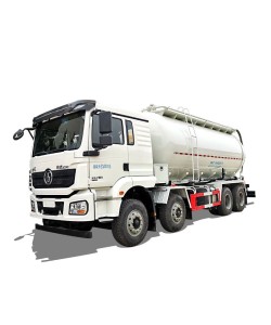SHACMAN 8*4 dry powder material transport truck