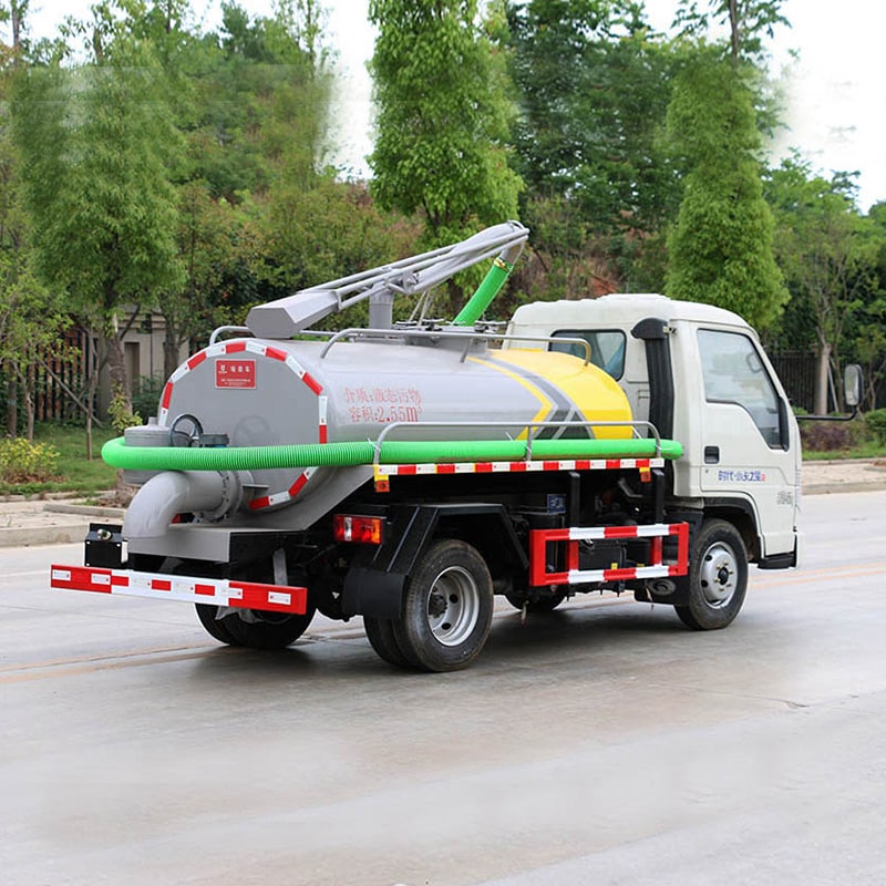 JAC 4*2 high pressure sewage suction cleaning truck