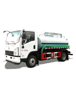 FAW 5000L manual vacuum pump fecal suction truck
