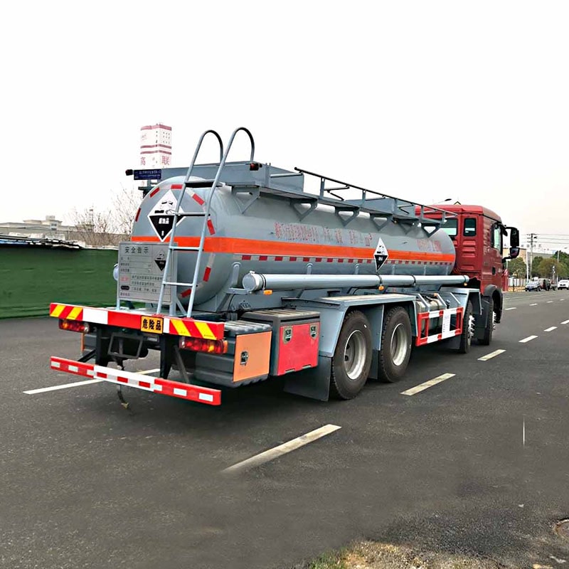 HOWO 8*4 10m3 vitriol corrosive transporte liquid truck