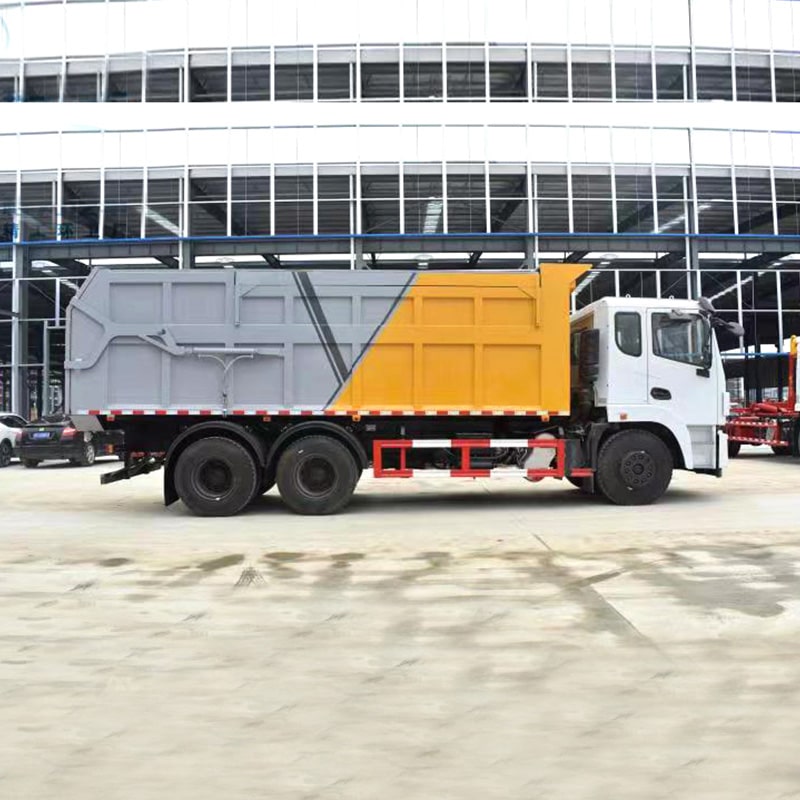 Dongfeng 6*4 docking refuse collector garbage truck