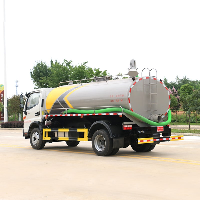 JAC 8cbm sewage fecal septic tank truck with vaccum pump