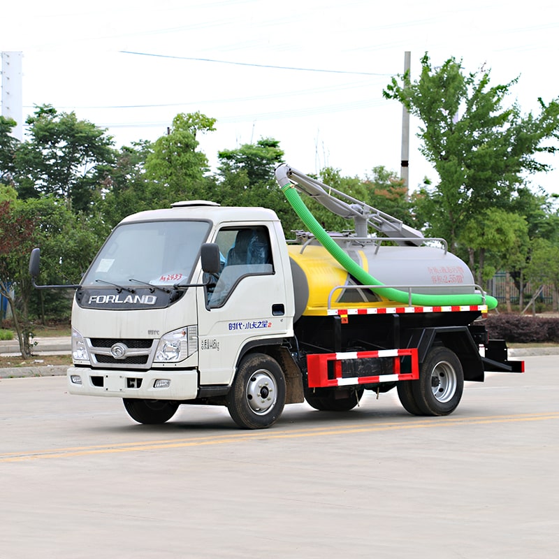 Foton mini 2000 liters 4*2 septic tank cleaning truck
