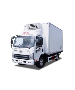 Faw 4x2 RHD Freezer Truck Meat Fruit Fish Cold Van Truck