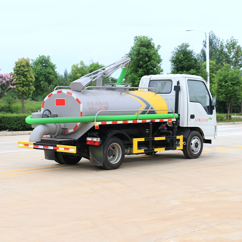 JAC 4*2 3cbm fecal septic tank truck with vaccum pump